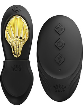 Zalo: Aya Wearable Vibrator with Remote control, black
