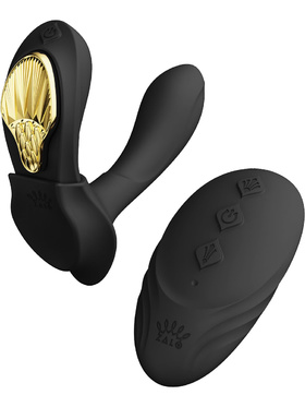 Zalo: Aya Wearable Vibrator with Remote control, black