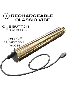 Dorcel: Golden Boy 2.0, Vaginal Vibrator, gold