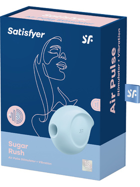 Satisfyer: Sugar Rush, Air Pulse Stimulator + Vibration, blue