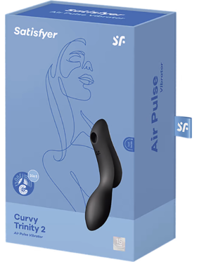 Satisfyer: Curvy Trinity 2, Air Pulse Vibrator, black