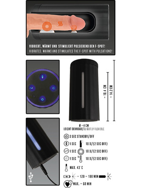 Rebel: Blow Job Masturbator with 3 functions