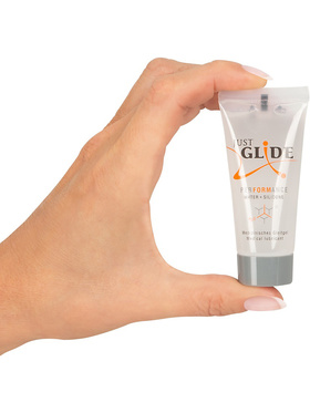 Just Glide: Performance, Water- och Silicone-based Lubricant, 20 ml