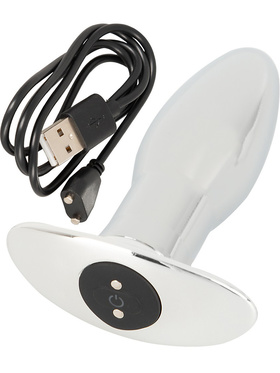 Anos: Metal Anchor Butt Plug with Vibration, medium 