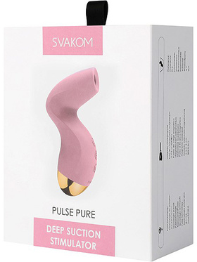 Svakom: Pulse Pure, Deep Suction Stimulator, pink