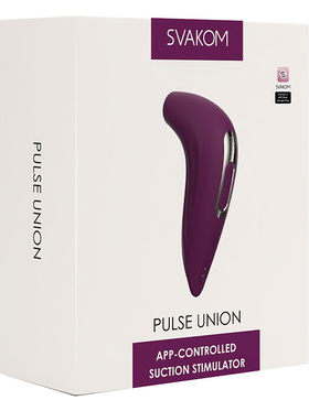 Svakom: Pulse Union, App-Controlled Suction Stimulator, purple