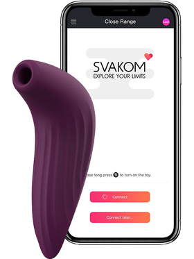 Svakom: Pulse Union, App-Controlled Suction Stimulator, purple