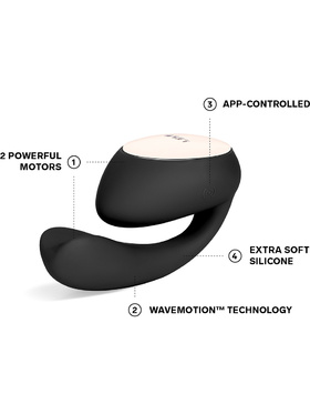 LELO: Ida Wave, Dual Stimulation Massager, black