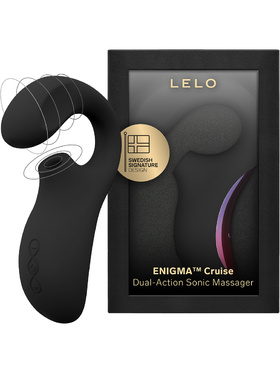 LELO: Enigma Cruise, Dual-Action Sonic Massager, black