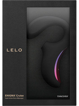 LELO: Enigma Cruise, Dual-Action Sonic Massager, black