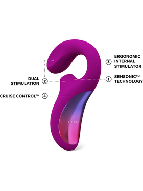 LELO: Enigma Cruise, Dual-Action Sonic Massager, purple