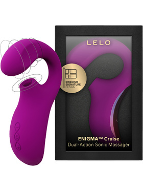 LELO: Enigma Cruise, Dual-Action Sonic Massager, purple