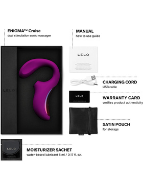 LELO: Enigma Cruise, Dual-Action Sonic Massager, purple