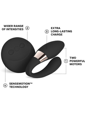 LELO: Tiani Duo, Dual-Action Couples Massager, black 