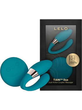 LELO: Tiani Duo, Dual-Action Couples Massager, ocean blue