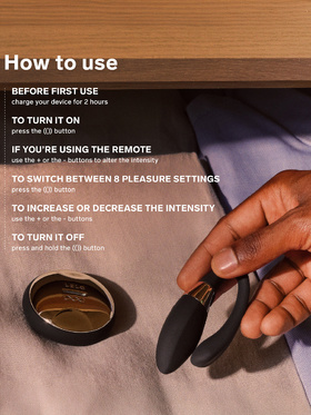 LELO: Tiani Duo, Dual-Action Couples Massager, ocean blue