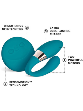 LELO: Tiani Duo, Dual-Action Couples Massager, ocean blue