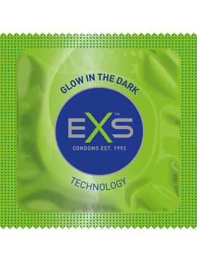 EXS Glow in the Dark: Condoms, 100-pack