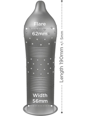 EXS Ribbed & Dotted: Condoms, 100-pack