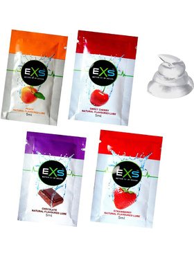 EXS Flavoured Lube: Lube Sachets, 100-pack