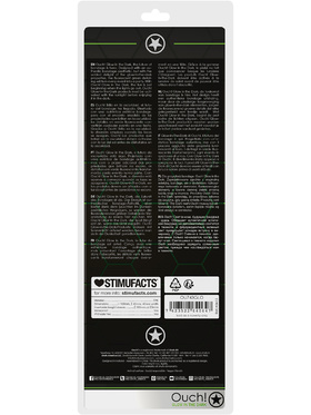 Ouch! Glow in the Dark: Swirl Thick Stretchy Penis Sleeve