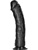 RealRock: Curved Realistic Dildo, 23 cm, black