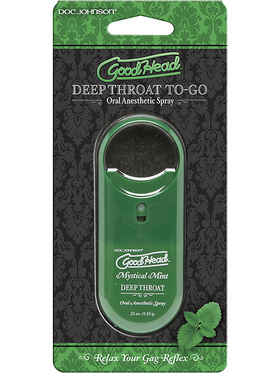 GoodHead: Deep Throat To-Go Spray, Mystical Mint, 8.5 ml 