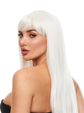 Pleasure Wigs: Amber White Peruk, glow-in-the-dark