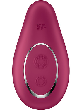Satisfyer: Dipping Delight, Lay-on Vibrator, red