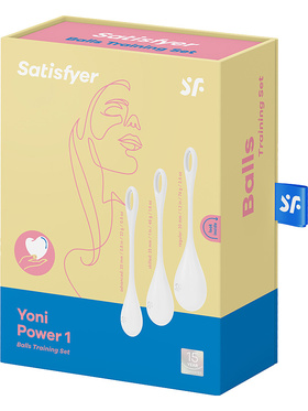 Satisfyer: Yoni Power 1, Balls Training Set, white