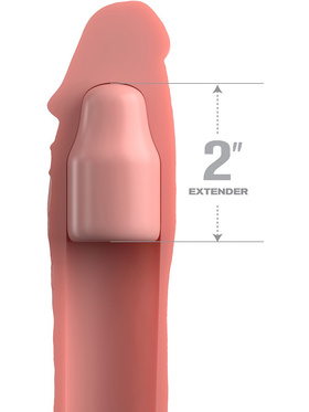 Fantasy X-Tensions Elite: +5 cm Silicone X-Tension with Strap, light