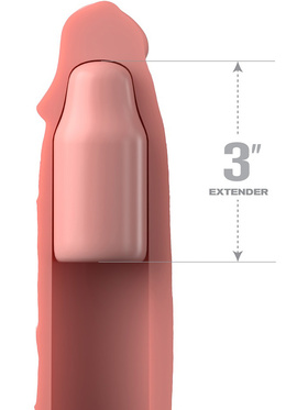 Fantasy X-Tensions Elite: +7,6 cm Silicone Mega X-Tension, light