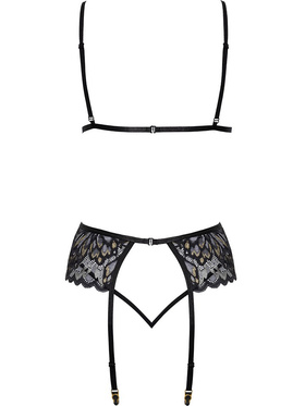 Kissable: 3-piece Underwear-Set, black