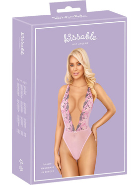 Kissable: Body with roses, pink