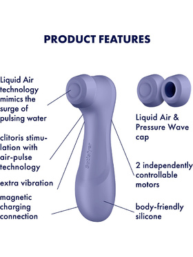 Satisfyer: Pro 2 Generation 3, Double AirPulse Vibrator, purple