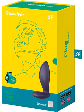 Satisfyer Connect: Power Plug, Plug Vibrator, purple