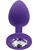 Toy Joy: Diamond Booty Jewel, small, purple
