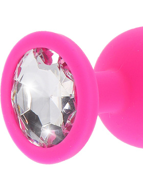 Toy Joy: Diamond Booty Jewel, medium,  pink