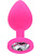 Toy Joy: Diamond Booty Jewel, medium,  pink