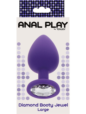 Toy Joy: Diamond Booty Jewel, large, purple