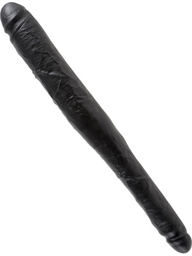 King Cock: Tapered Double Dildo, 41 cm, black