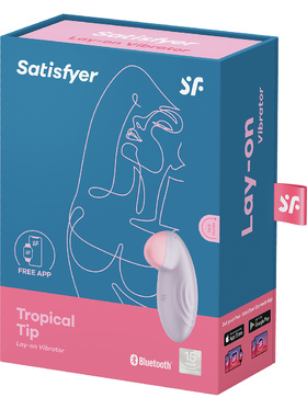 Satisfyer Connect: Tropical Tip, Lay-on Vibrator, purple