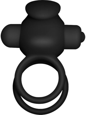 LoveToy: Power Clit Duo Cockring, black