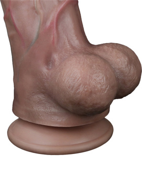 LoveToy: Dual-Layered Silicone Cock, 29.5 cm, dark
