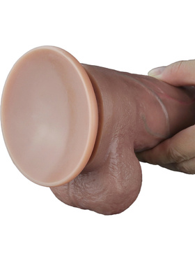 LoveToy: Dual-Layered Silicone Cock, 26.5 cm, dark