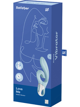 Satisfyer: Love Me, Rabbit Vibrator, blue