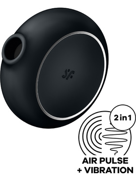 Satisfyer: Pro To Go 3, Air Pulse Stimulator + Vibration, black