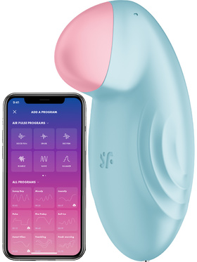 Satisfyer Connect: Tropical Tip, Lay-on Vibrator, blue