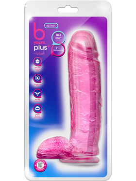 B Yours Plus: Big n' Bulky Dildo, 27 cm, pink