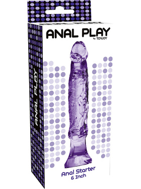 Toy Joy: Anal Play, Anal Starter Dildo, 16 cm, purple